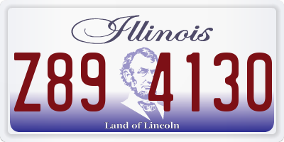 IL license plate Z894130