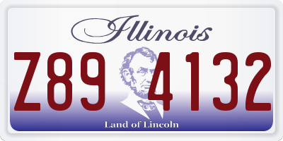 IL license plate Z894132