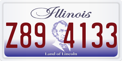 IL license plate Z894133