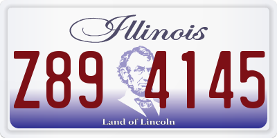 IL license plate Z894145
