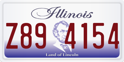 IL license plate Z894154