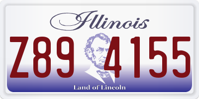 IL license plate Z894155
