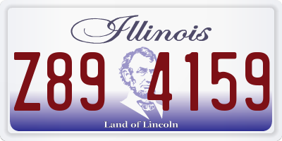 IL license plate Z894159