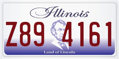 IL license plate Z894161