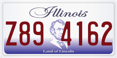 IL license plate Z894162