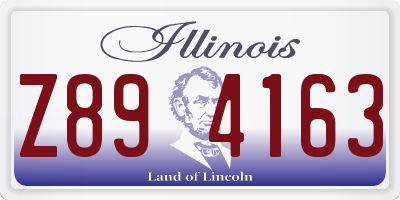 IL license plate Z894163