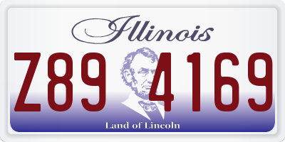IL license plate Z894169