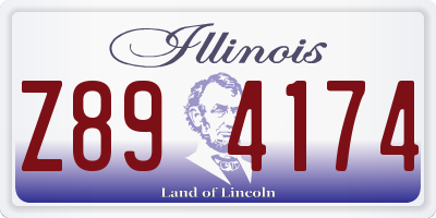 IL license plate Z894174