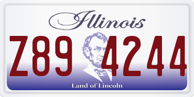 IL license plate Z894244