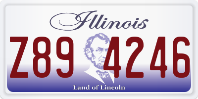 IL license plate Z894246