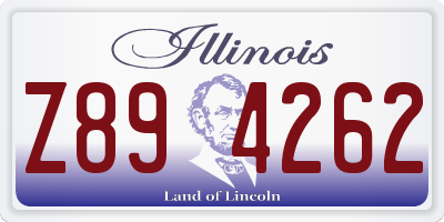 IL license plate Z894262