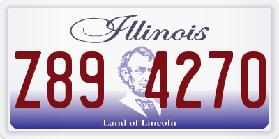 IL license plate Z894270