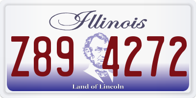 IL license plate Z894272