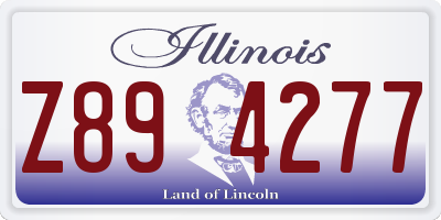 IL license plate Z894277