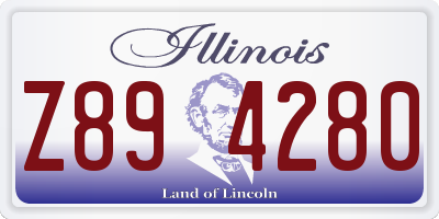 IL license plate Z894280