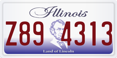 IL license plate Z894313
