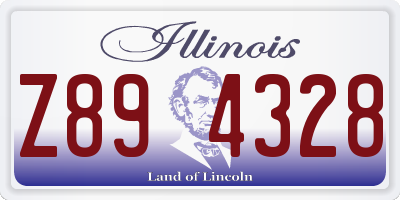 IL license plate Z894328