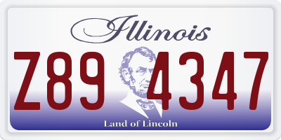IL license plate Z894347