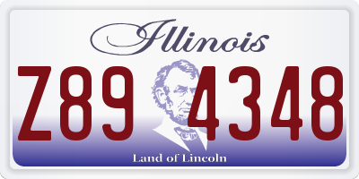 IL license plate Z894348