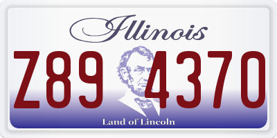 IL license plate Z894370