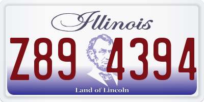 IL license plate Z894394