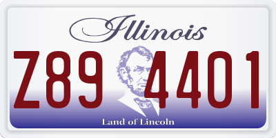 IL license plate Z894401