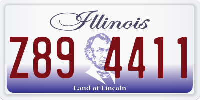 IL license plate Z894411