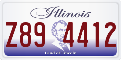 IL license plate Z894412