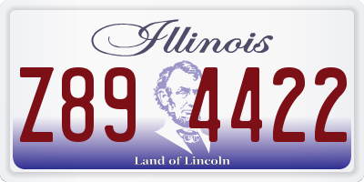 IL license plate Z894422