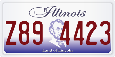 IL license plate Z894423