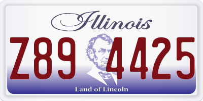 IL license plate Z894425