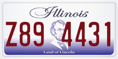 IL license plate Z894431