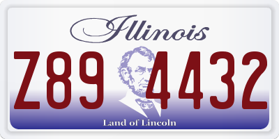 IL license plate Z894432
