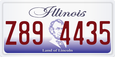 IL license plate Z894435