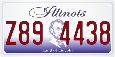 IL license plate Z894438