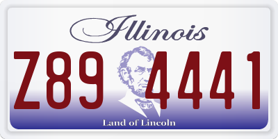 IL license plate Z894441