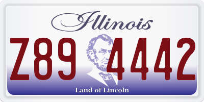 IL license plate Z894442