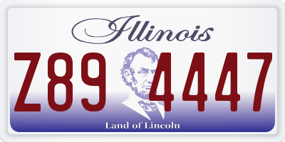 IL license plate Z894447