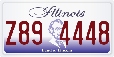 IL license plate Z894448