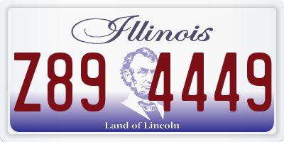 IL license plate Z894449