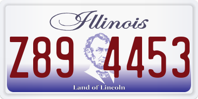 IL license plate Z894453