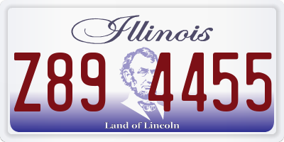 IL license plate Z894455