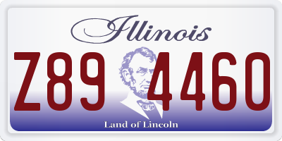 IL license plate Z894460