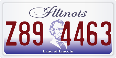 IL license plate Z894463