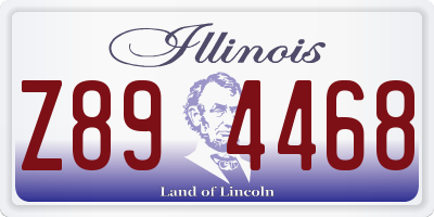 IL license plate Z894468