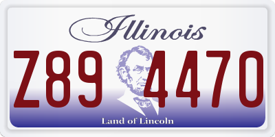 IL license plate Z894470