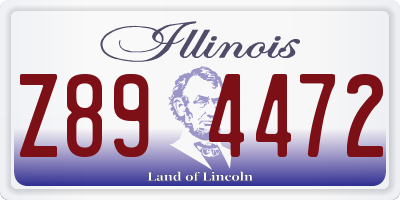 IL license plate Z894472