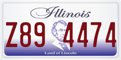 IL license plate Z894474
