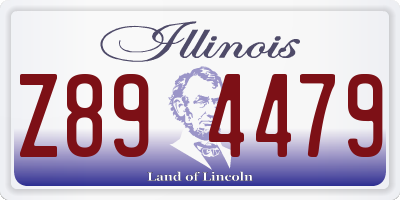 IL license plate Z894479