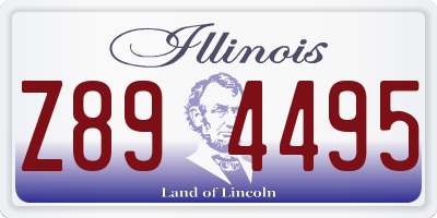 IL license plate Z894495